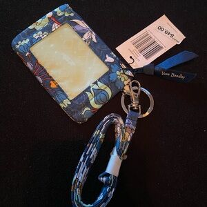 Vera Bradley Zip ID and Lanyard